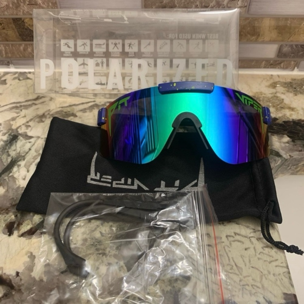 ❇️V12 Pit Style Polarized Sunglasses Driving Sports Outdoor, Pit Viper Theme